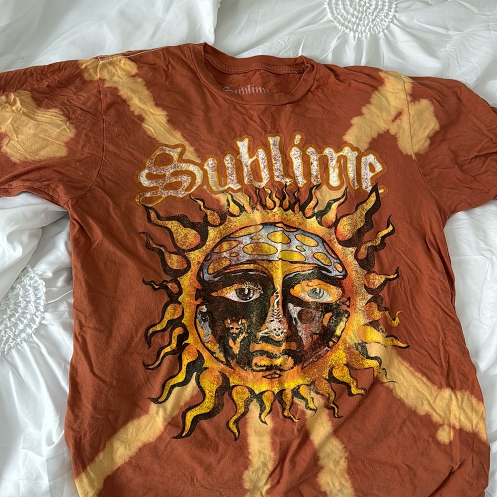 Hot Topic Sublime T Shirt Orange